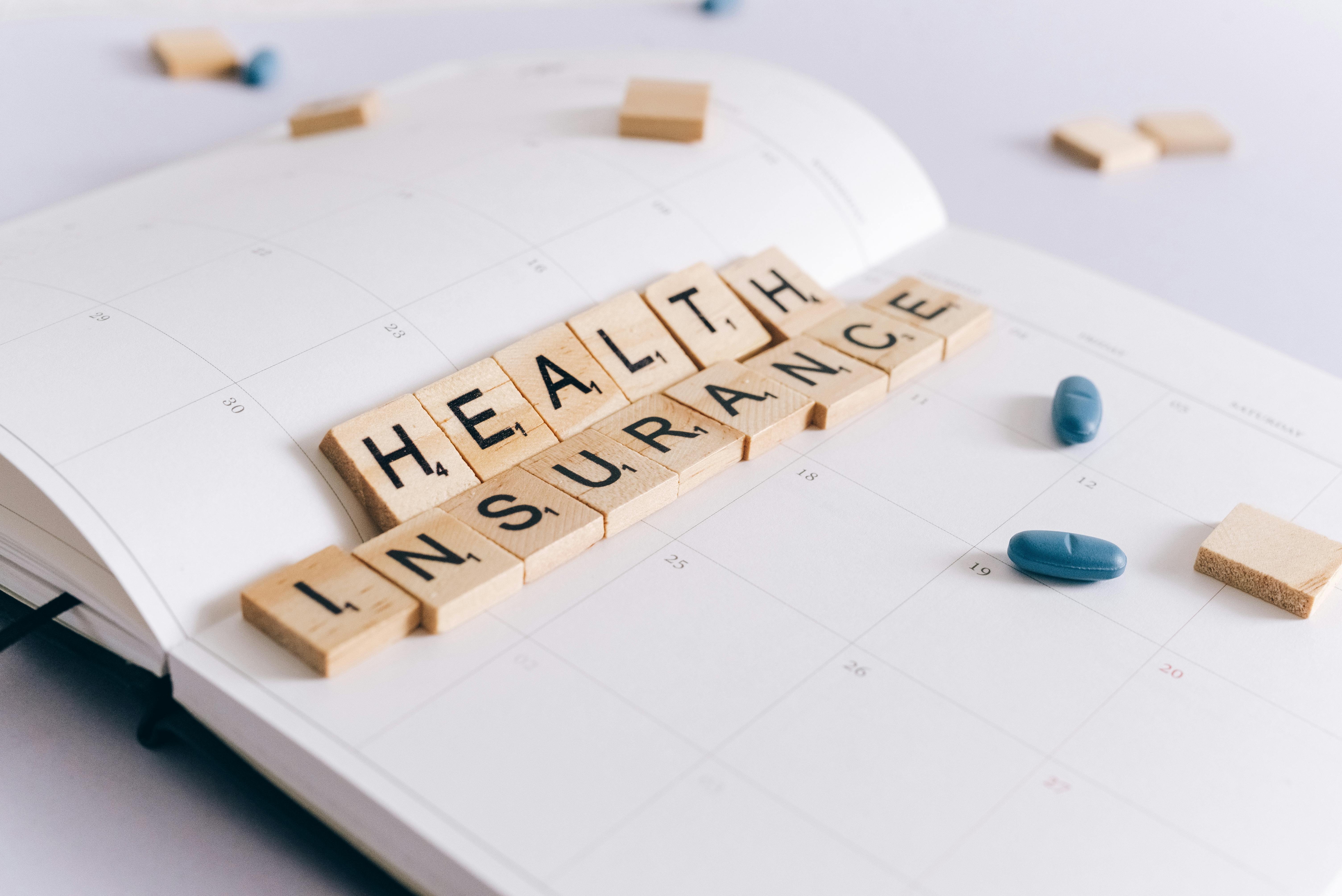 Photo of Health Insurance Scrabble Tiles